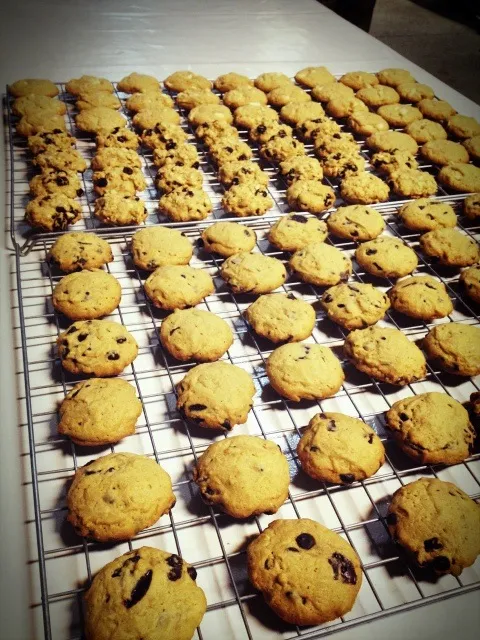 Mixed cookies: Chocolate chips, Oatmeal raisin, Macadamia whit chocolate|Prae~*さん