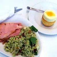 Orso salad &Ham, lemon curd cake|Masashi Oikeさん