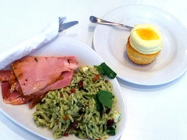 Orso salad &Ham, lemon curd cake|Masashi Oikeさん