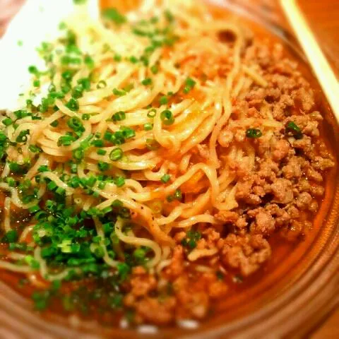 冷やし担々麺!!辛いー!!|さてぃ☆さん