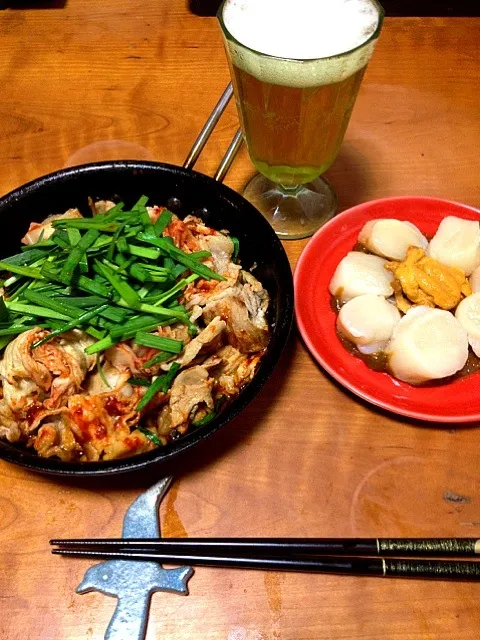 塩麹豚キムチ 醤油麹お刺身|ひろみさん