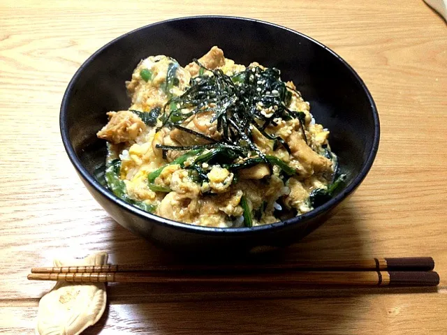 ほうれんたまご丼|わもさん