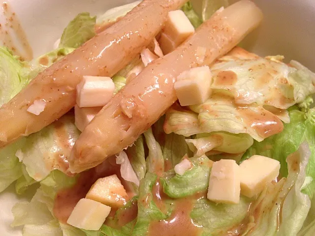 Asparagus spears salad|kittika tiranasarさん