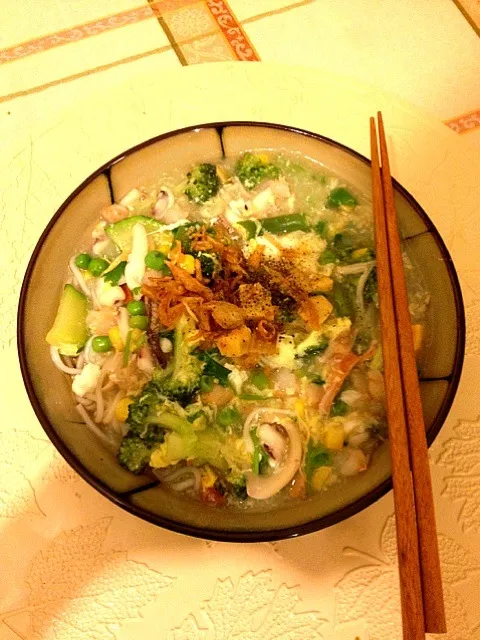 Seafood soup with veggie|genko choutamaさん