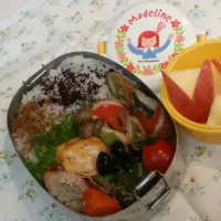 パプリカ＋チーズに豚肉巻き弁当|yorikoさん