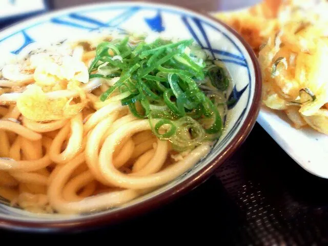 かけうどん　野菜かき揚げ|ぽんさん