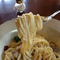 carbonara spaghetti|ajumma saranghaeさん