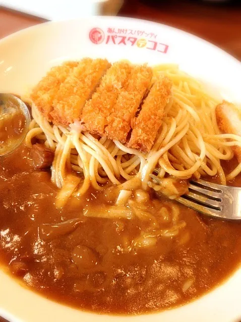 あんかけスパゲッティ カツチーズ|みきぺでぃあさん