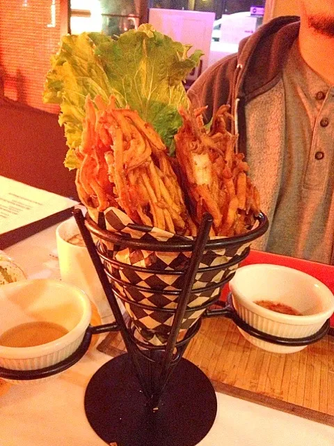 Snapdishの料理写真:Shrimp and sweet potato fries|christine rさん