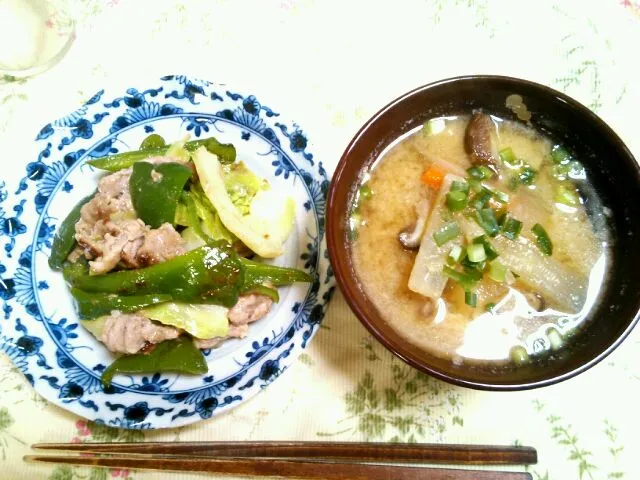 大雨で買い物パスした日の晩ご飯|エツ次郎さん