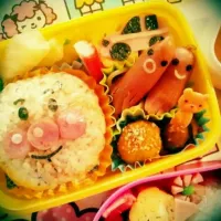 Snapdishの料理写真:2さい男児★アンパンマン弁当|Anna Takahashiさん