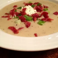 cauliflower-potato leek soup|Amy Allmanさん