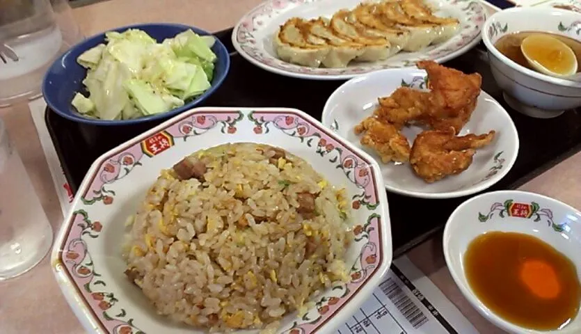 炒飯定食|まぐろさん