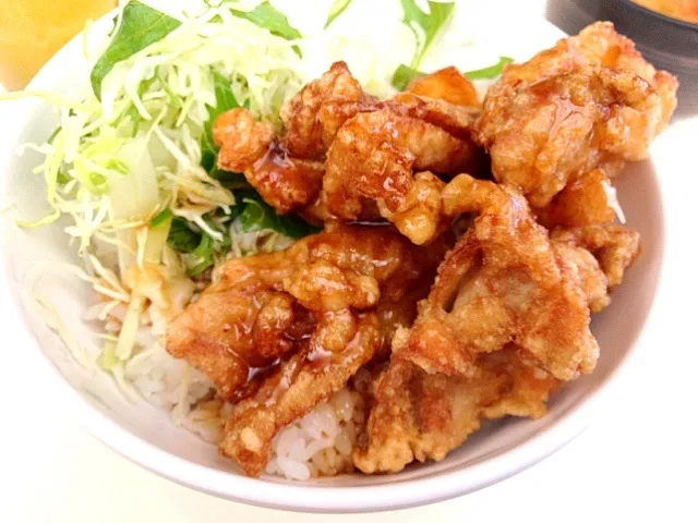 鶏の唐揚げ甘酢あんかけ丼|Ａｋａｒｉ♡さん