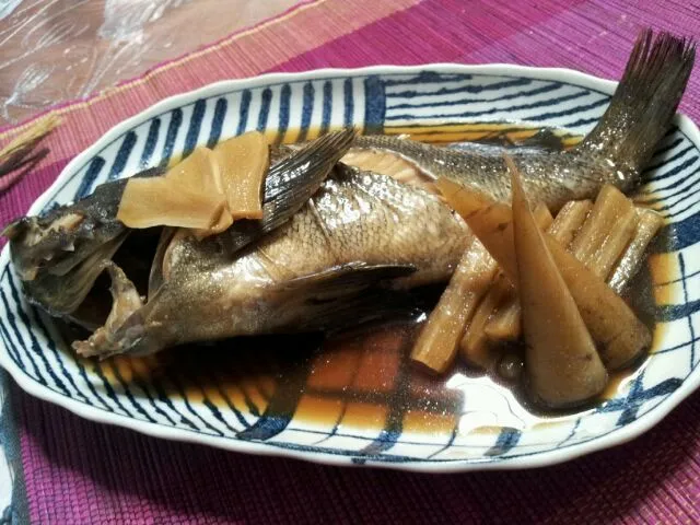 Snapdishの料理写真:ソイメバルのバルサミコ醤油煮|じゃっきーさん