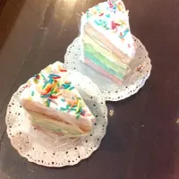 Rainbow cake|devi zhangさん