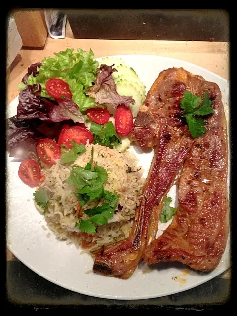 Biryani & lamb chop|Generaalさん