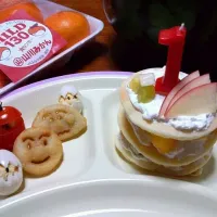 Snapdishの料理写真:１歳誕生日プレート|弥生さん