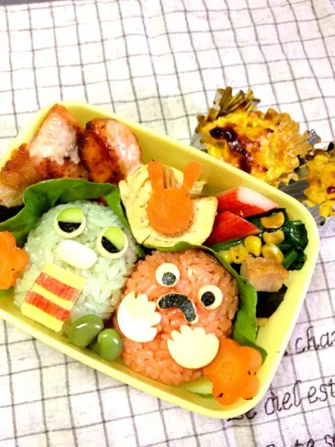 ガチャピン弁当〜|あゆみさん