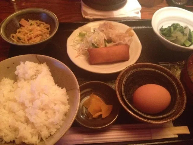 たまごかけご飯定食|うえださん