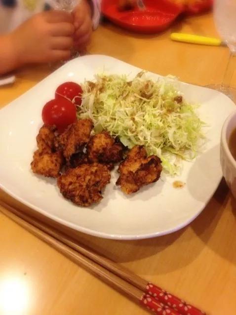 胸肉DE醤油麹唐揚げ|くわまるさん