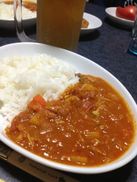 トマト缶カレーライス|ニシムラ カズさん