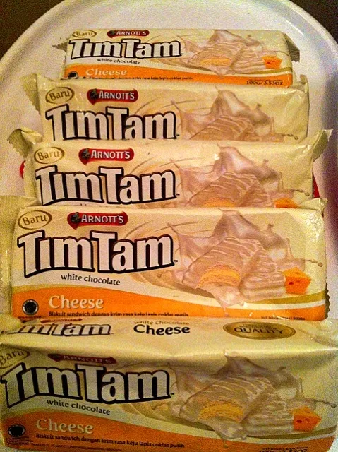 Tim Tam white choco CHEESE!!|Soiさん