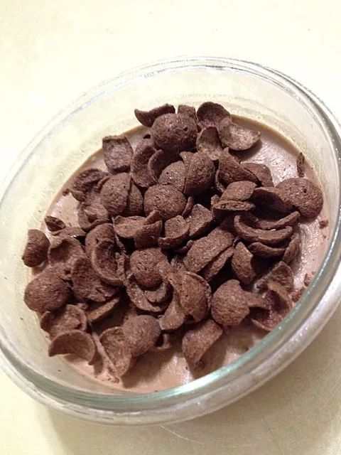 Choco icecream with coco krunch|liliさん