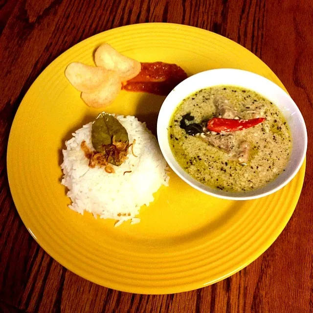 Green Curry Chicken in Slow Cooker|rie simsさん