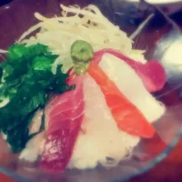 Snapdishの料理写真:海鮮丼！|오리짱さん