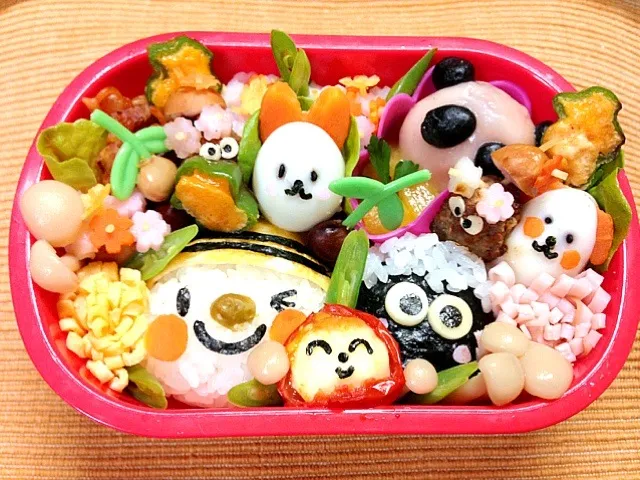 森の仲間たちのお弁当|富士子🍒🐰🍓さん