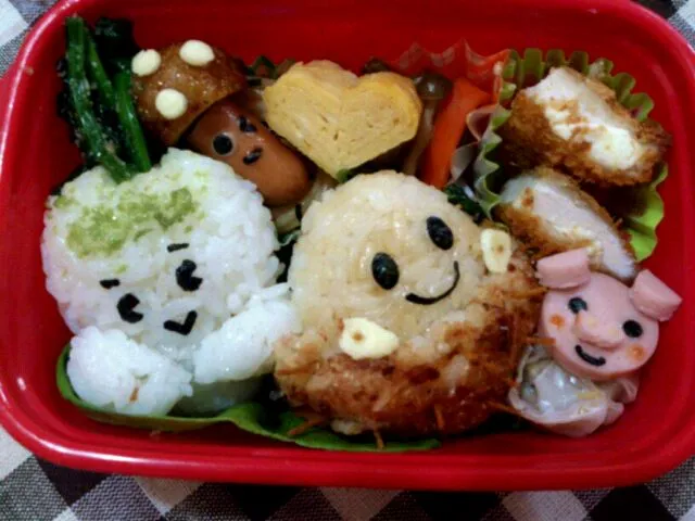 いが栗ちゃんと愉快な仲間弁当|ちーままさん