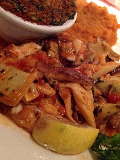 Palm Beach Snapper with artichokes, mushrooms and hearts of palm|Shainaさん