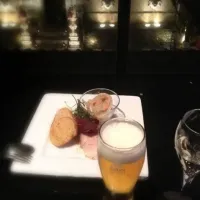 ビールとシャンパンと、前菜たち！