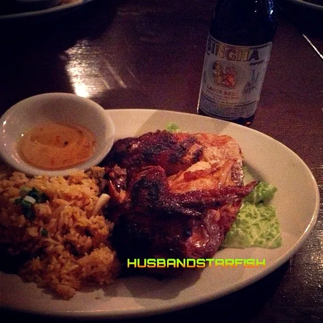 BBQ Chicken w Shingha beer @Birmingham, AL|KazutoEESさん