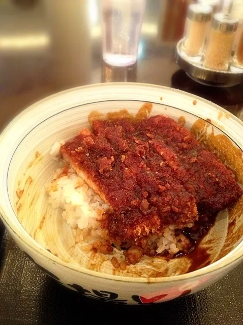 たべかけの味噌カツ丼@矢場とん|アンチさん