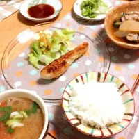 鯛のチーズ焼き、豚バラと大根の煮浸し、白菜の浅漬け♪|きじ きよこさん