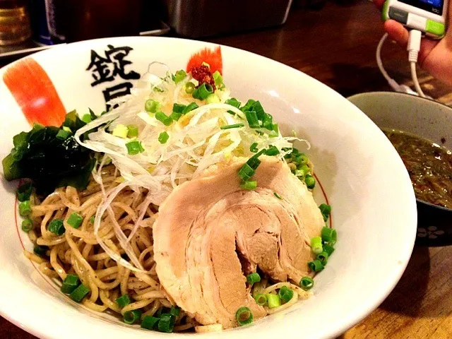 錠屋のつけ麺(醤油 こしょう麺)|佐野さん