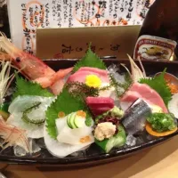 Snapdishの料理写真:sashimi moriawase|sharon arakiさん