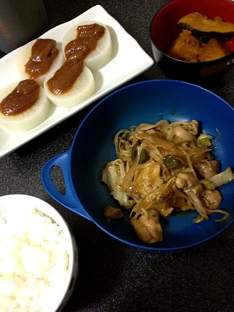 ふろふき大根,かぼちゃの煮物,野菜いため|じょじょさん