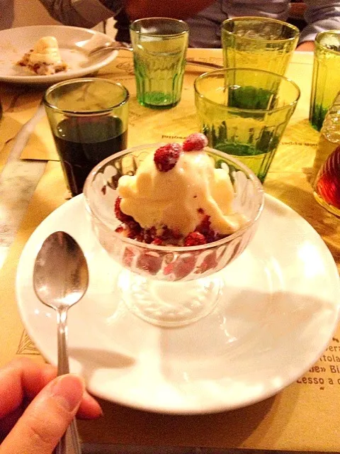 Gelato con i fragolini di bosco|mamiさん