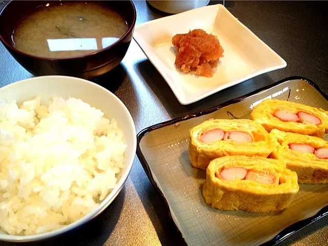 休日の簡単朝ごはん🍚|koji toyodaさん