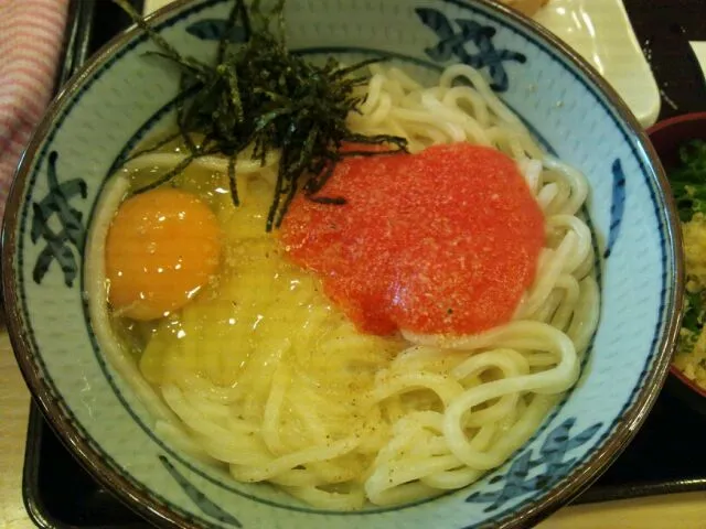 Snapdishの料理写真:明太釜玉うどん|うえださん