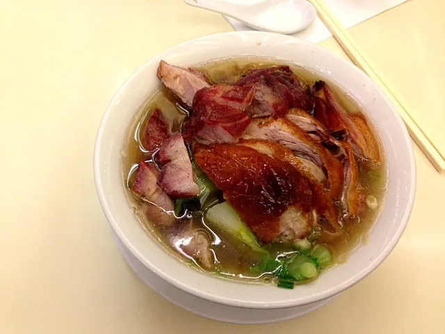 Hk style BBQ pork and duck noodle|kimchihoilcさん