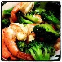 brocoli with prawn|suhaidaさん