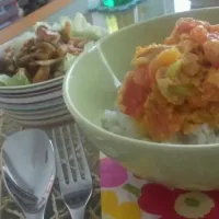 トマたま丼|れーなさん