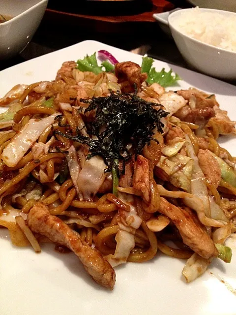 yakisoba with pork|thitiさん