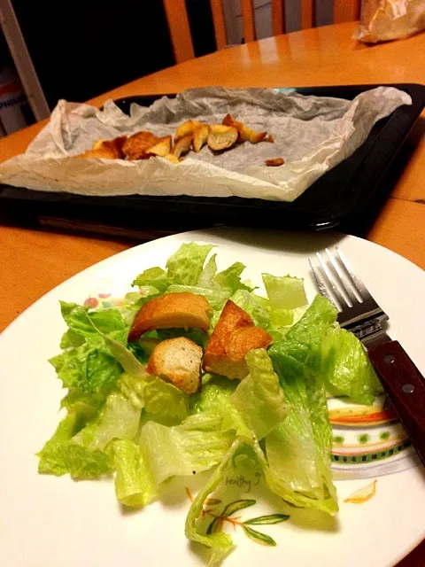 caesar salad with croutons|sweeettooothさん