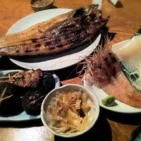 Snapdishの料理写真:北海道、海の幸ざんまい～。お世話になった人に、お礼ができた。よかった、よかった。|木本一花さん