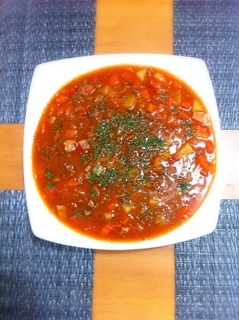 Snapdishの料理写真:Minestrone!!!|lucia inoueさん